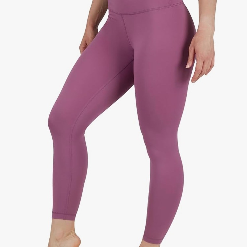 Yogalicious High-Rise Plum Grape Leggings - M